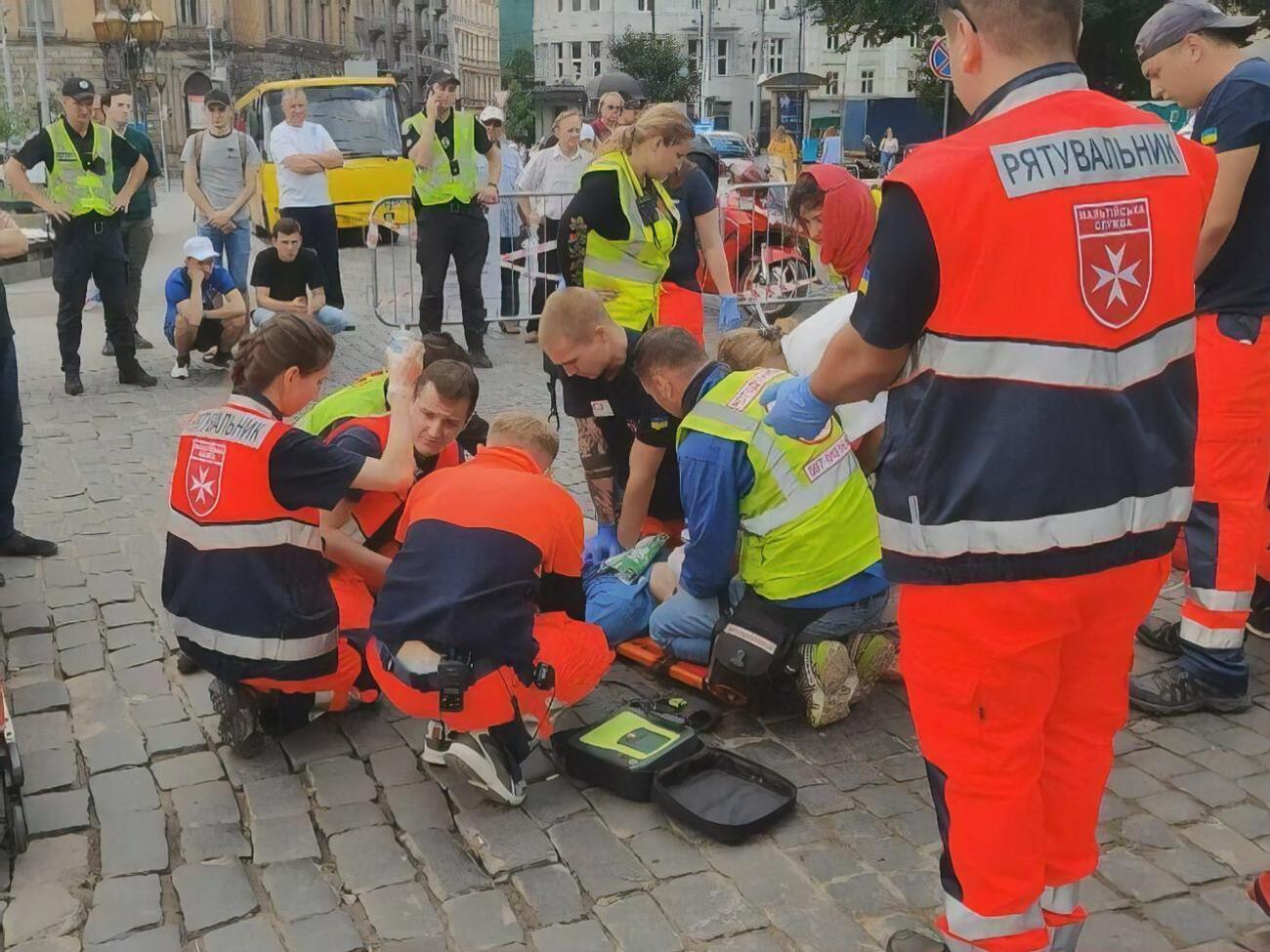 Пострадавший не добежал до финиша 200 метров