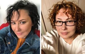 Мозговая до похода к стилисту и после