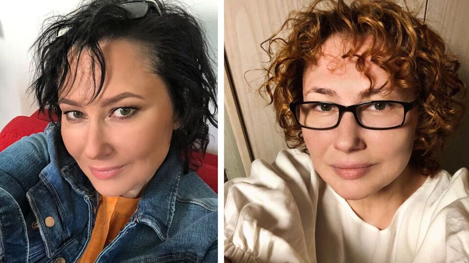 Мозгова перед походом до стилістки й після