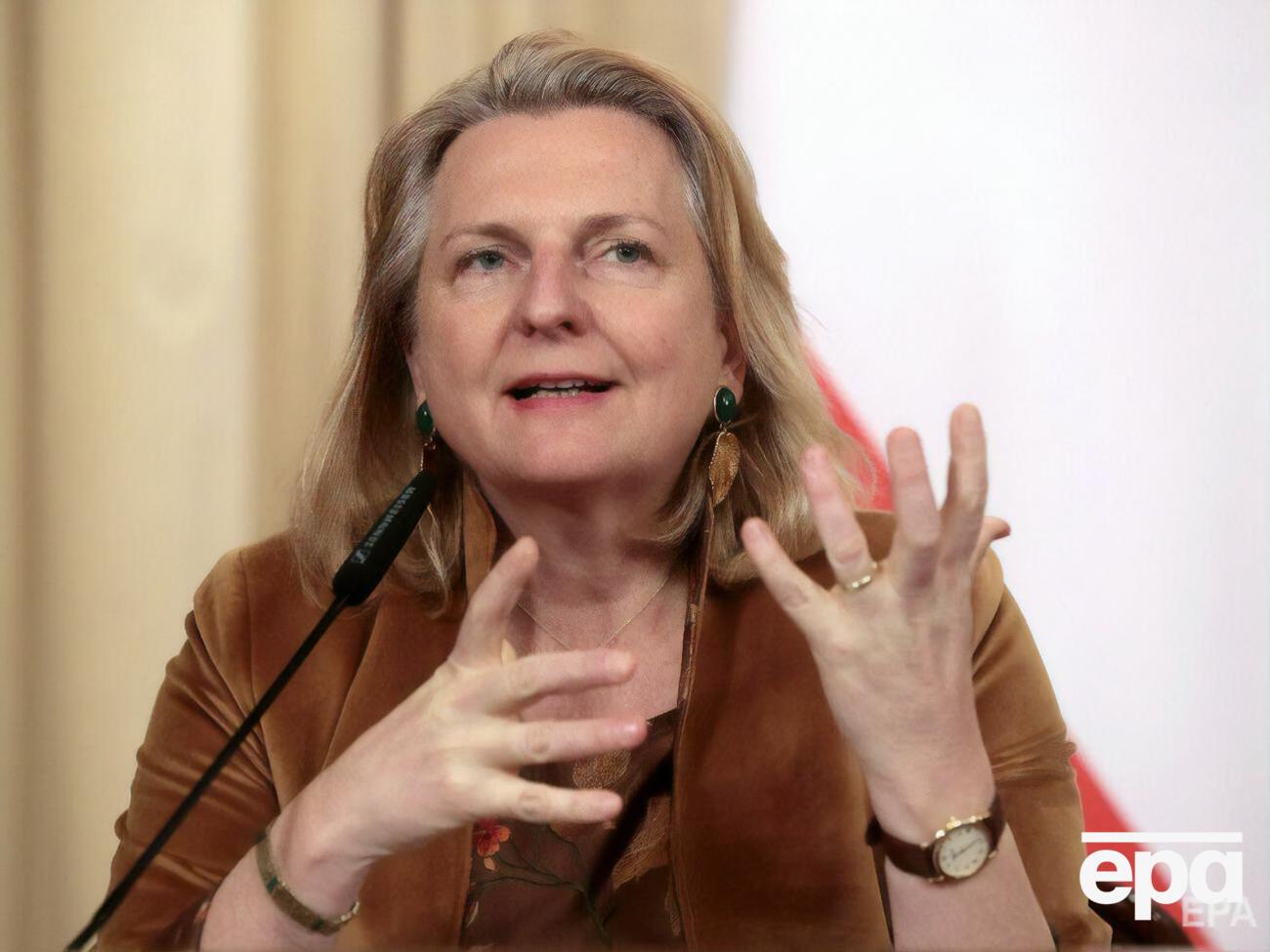 Кнайсль возглавляла МИД Австрии до лета 2019 года
