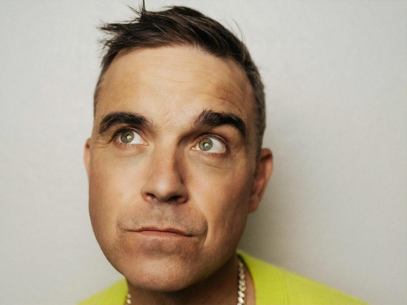 Робби Уильямс лишился шевелюры в считанные минуты