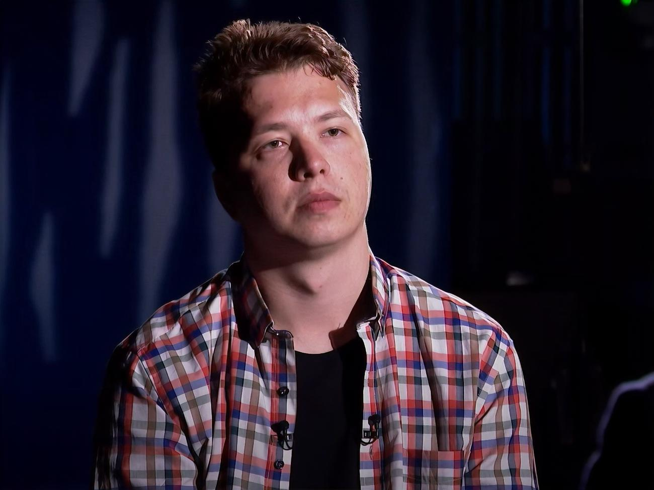 "Интервью" Протасевича провластному белорусскому каналу ОНТ вышло 3 июня