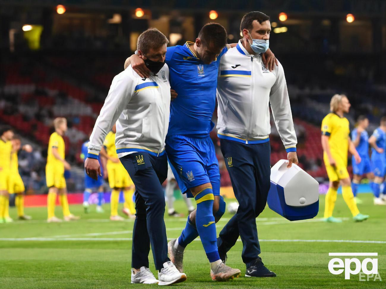 Беседин получил травму ноги в ходе&nbsp;первого экстра-тайма и не смог продолжить игру