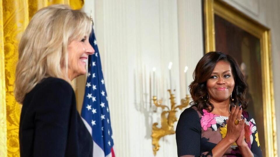 Мишель Обама считает Джилл Байден своей хорошей подругой