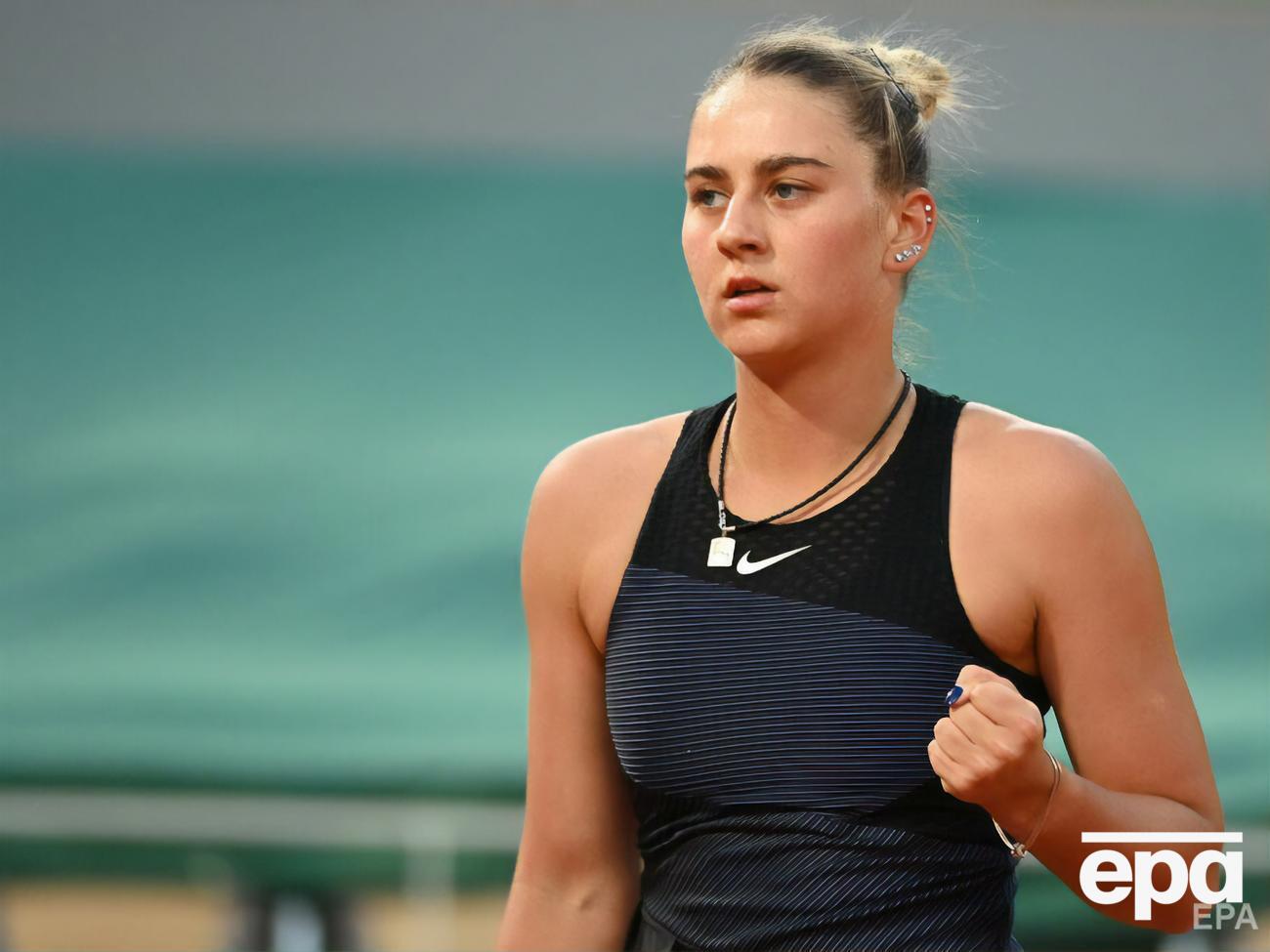 Костюк проиграла о счетом 3&ndash;6, 4&ndash;6