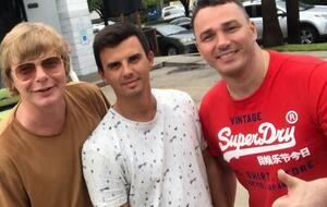 2017 року учасники групи Кирило Андрєєв (справа) і Андрій Григор'єв-Апполонов (зліва) потрапили в базу "Миротворець"