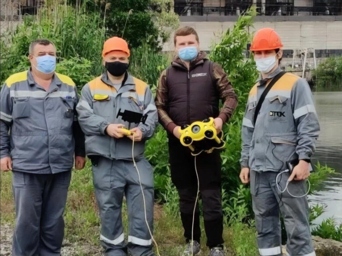 Підводний дрон використовуватимуть на ТЕС уперше в історії української енергетики