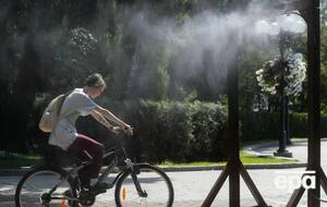 В Киеве с прошлой недели держится жаркая погода