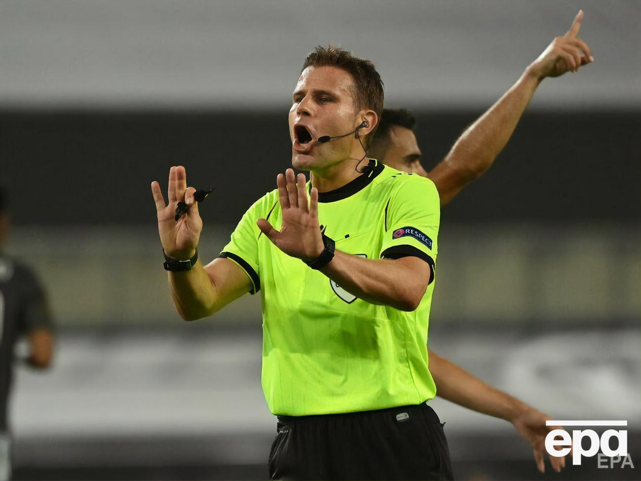 Брых судил матч Украины против Нидерландов