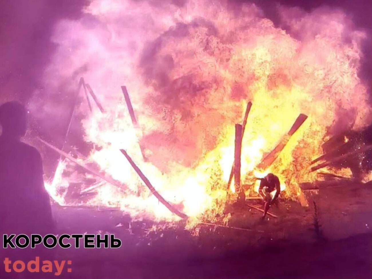 Пожар произошел 9 июля