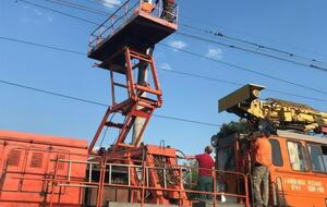 Працівники "Укрзалізниці" завершили роботи на ділянці приблизно о 19.30