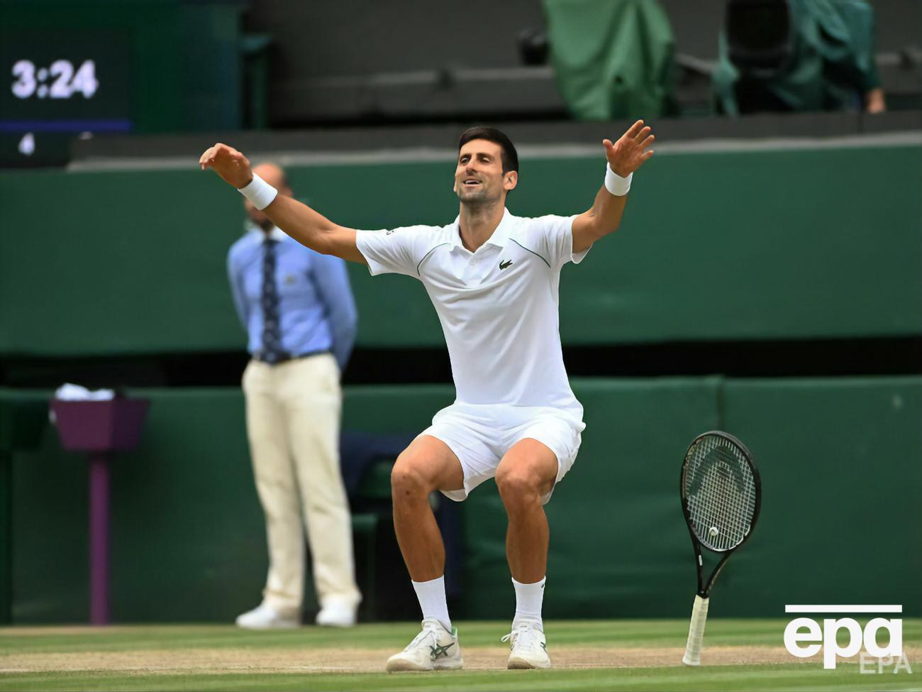 Перемога на Wimbledon – 20-й титул Джоковича на турнірах Великого шлему