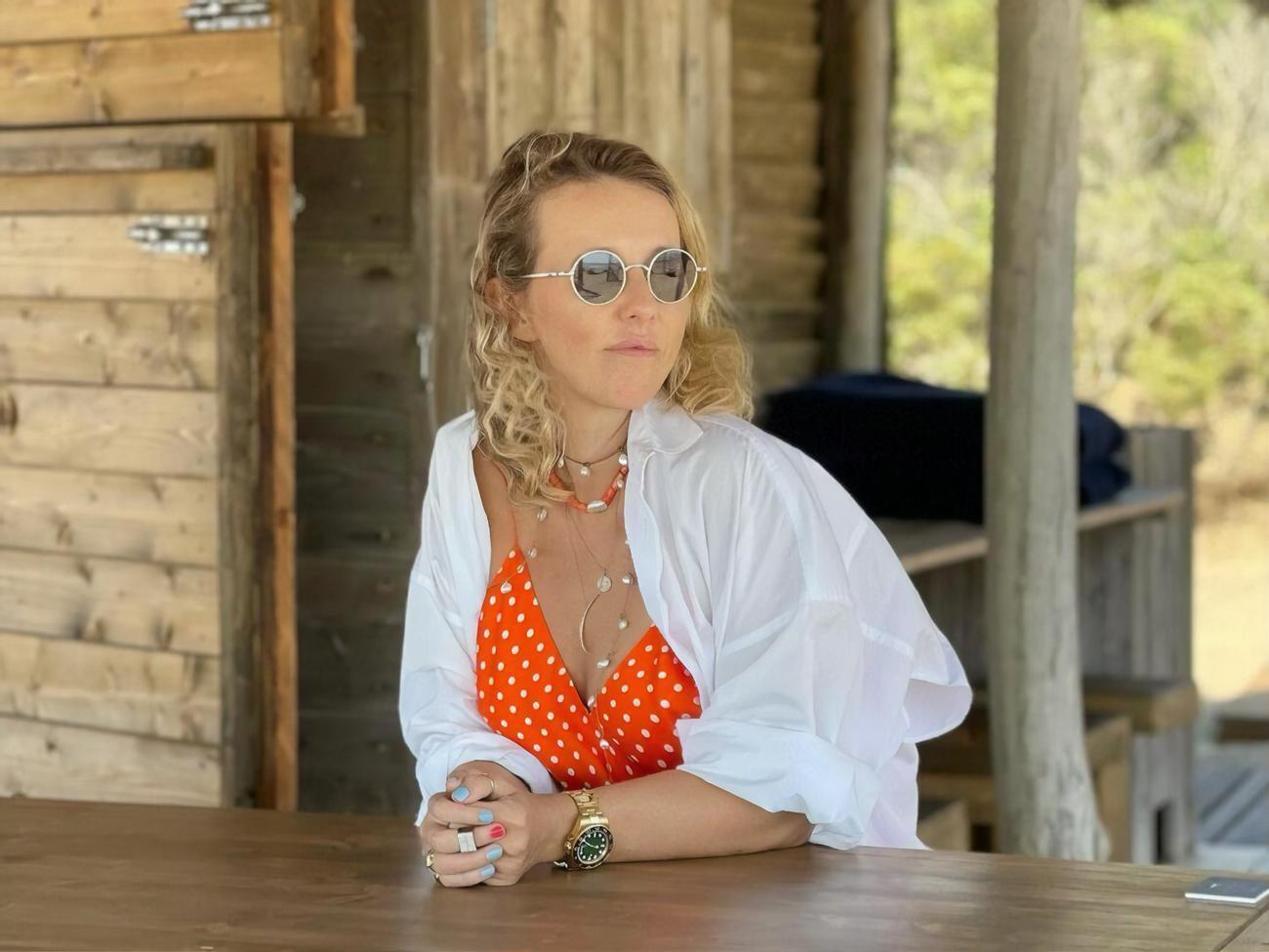 Собчак:&nbsp;Круто находиться в стране, в которой люди сегодня чувствуют себя очень счастливыми!