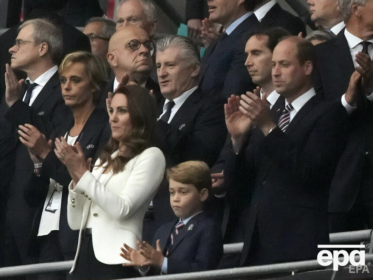 Сім'я герцогів Кембриджських на фіналі Євро 2020