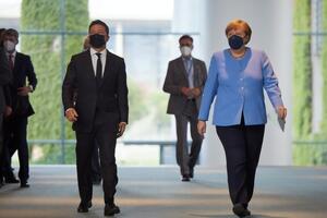 Зеленський говорив про саміт лідерів "Нормандської четвірки" під час спільного брифінгу з Меркель