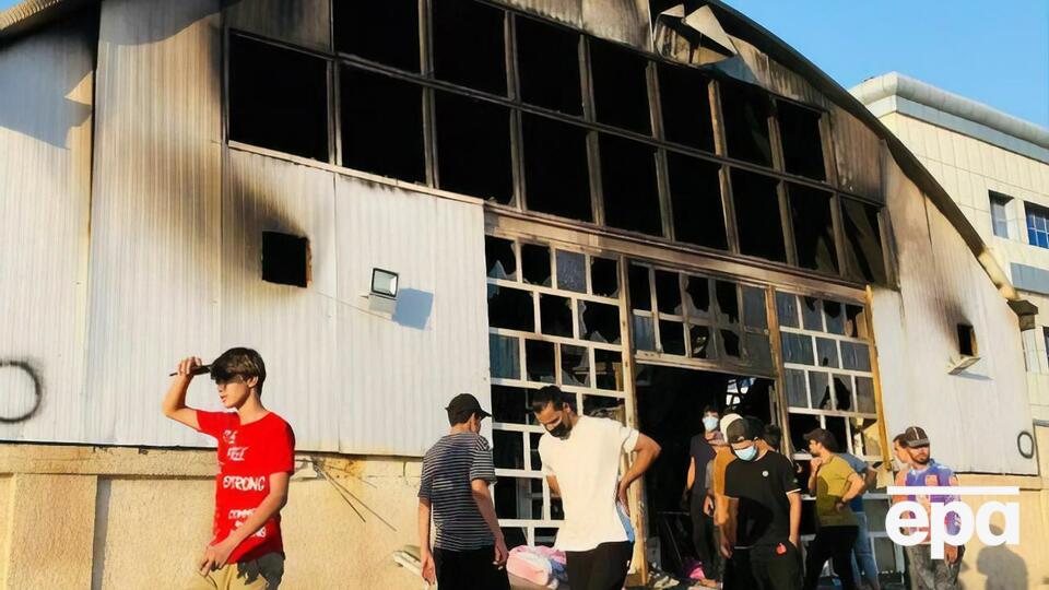 За попередніми даними, головною причиною пожежі став вибух кисневих балонів