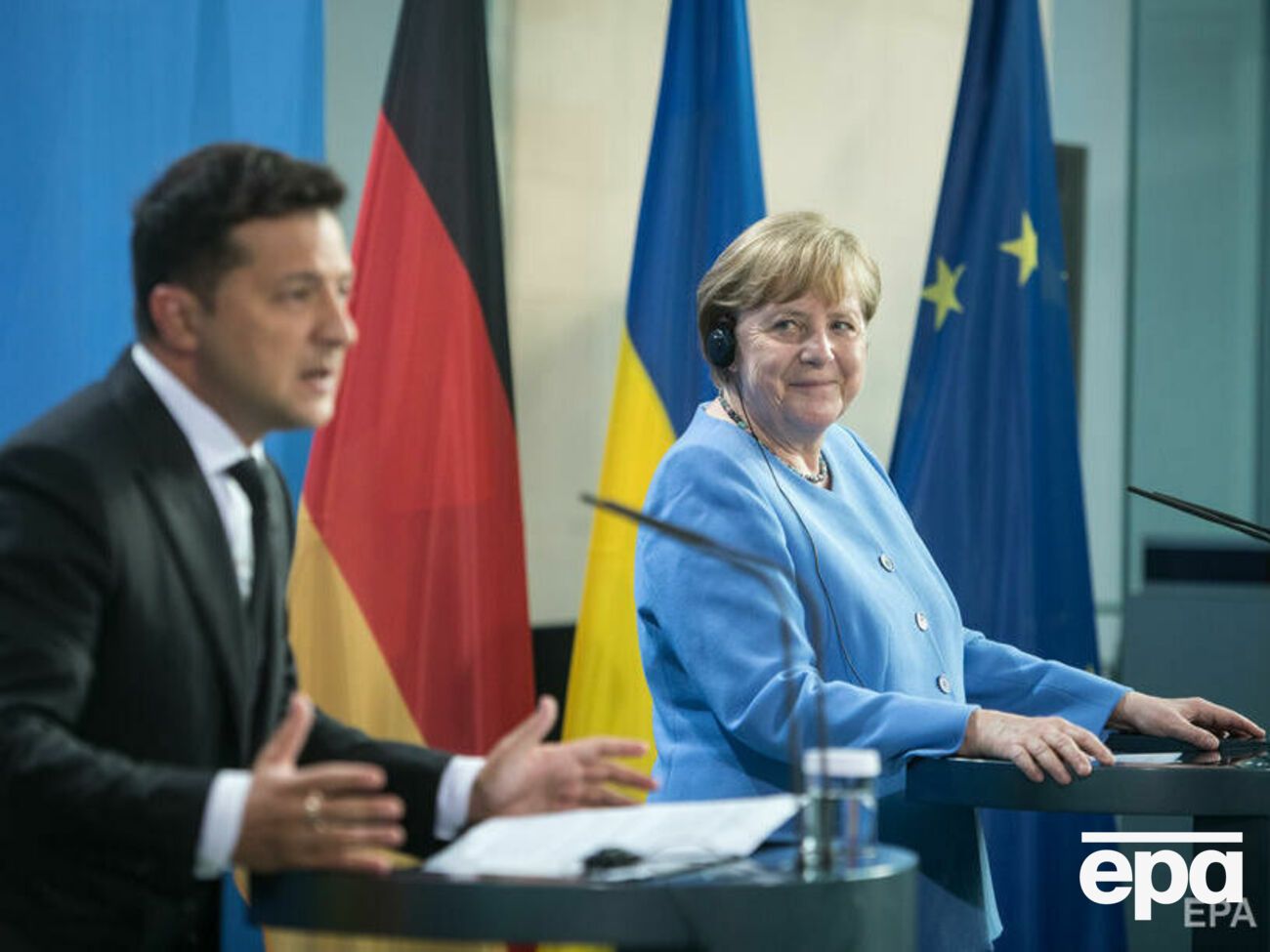 З Меркель Зеленський зустрічався 12 липня