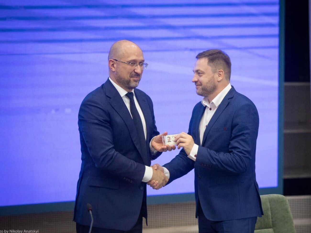 Шмигаль (ліворуч) вніс подання про призначення Монастирського главою МВС