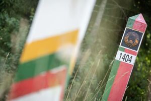 В 2021 году литовские пограничники задержали 67 россиян, которые нелегально пытались въехать в страну из Беларуси