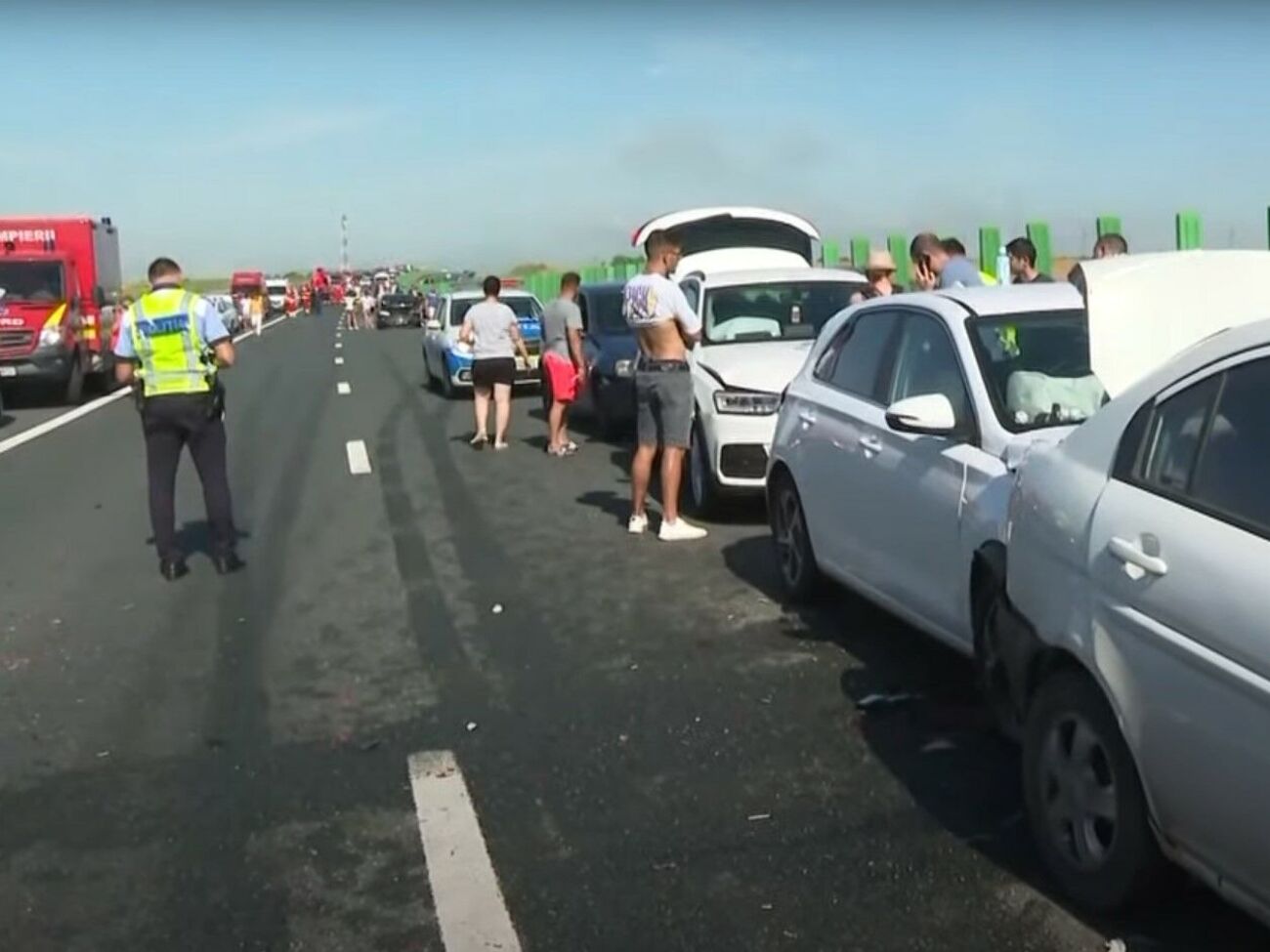 Аварії сталися в умовах густого туману, зазначив Euronews