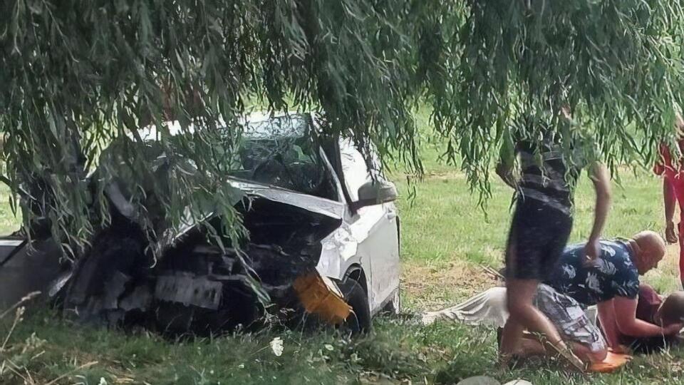 Автомобіль врізався в дерево