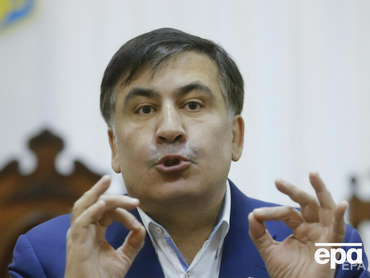 Саакашвили заявил, что президент Украины дал добро на вылет лишь после освобождения украинцев