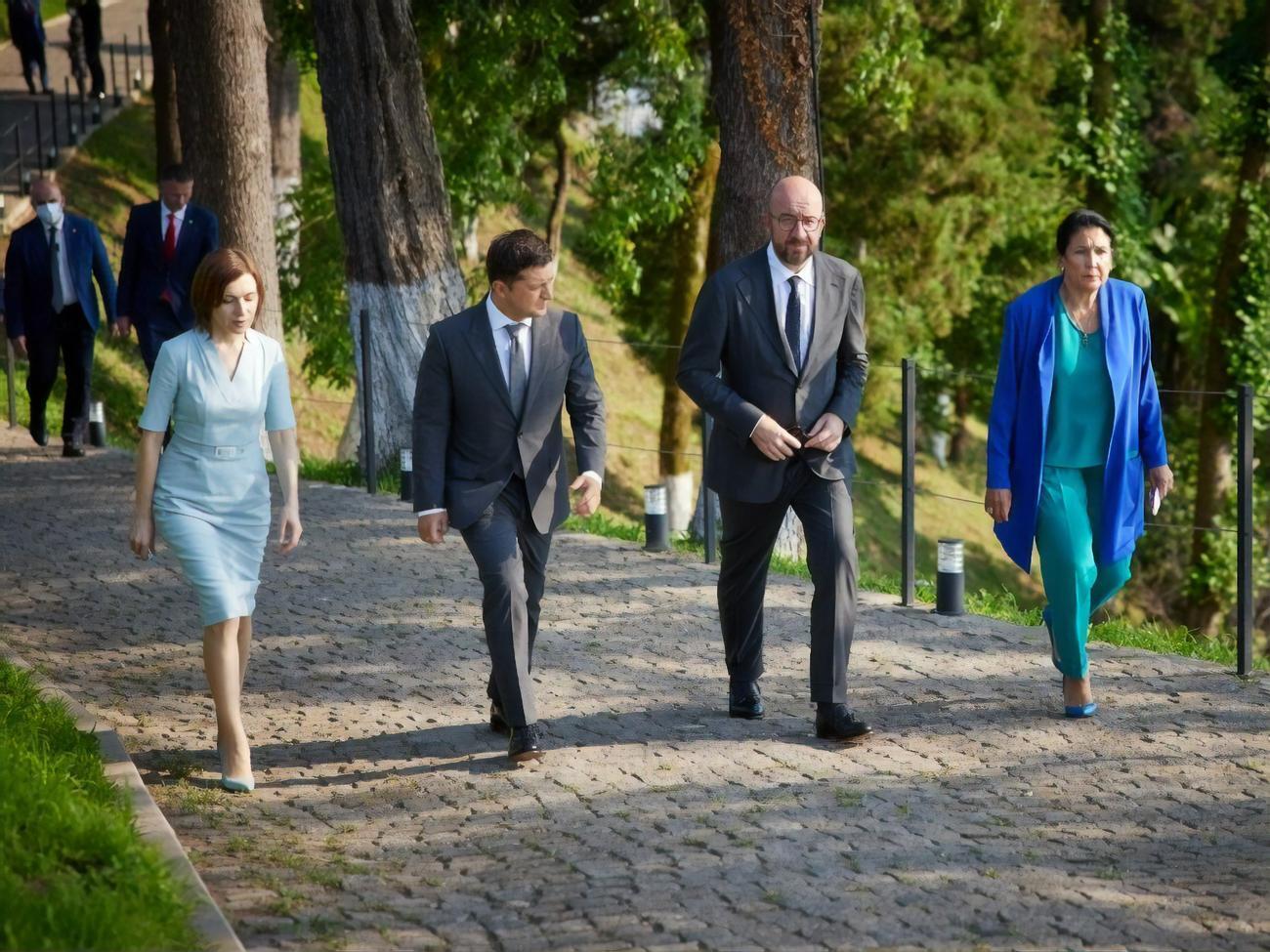 Санду, Зеленский, Мишель и Зурабишвили встретились в Грузии