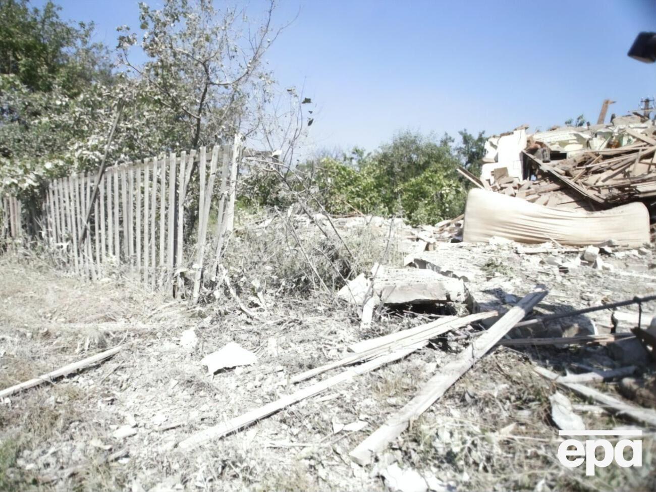 Снаряды попали в частные дома