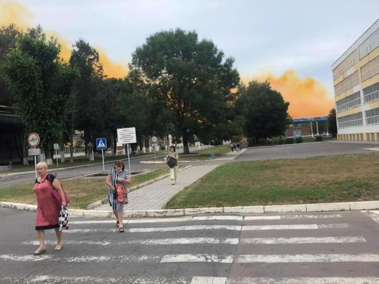 Завод "Рівнеазот" расположен в селе Городок в 10 км от Ровно