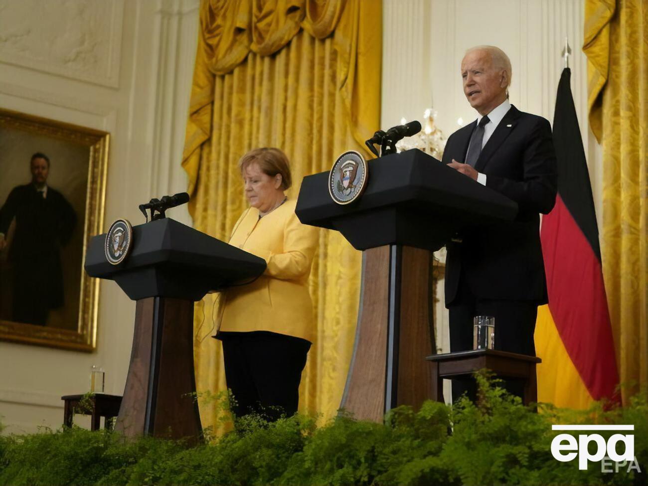 Одной из тем встречи Меркель и Байдена в Вашингтоне был проект газопровода "Северный поток&nbsp;&ndash; 2"