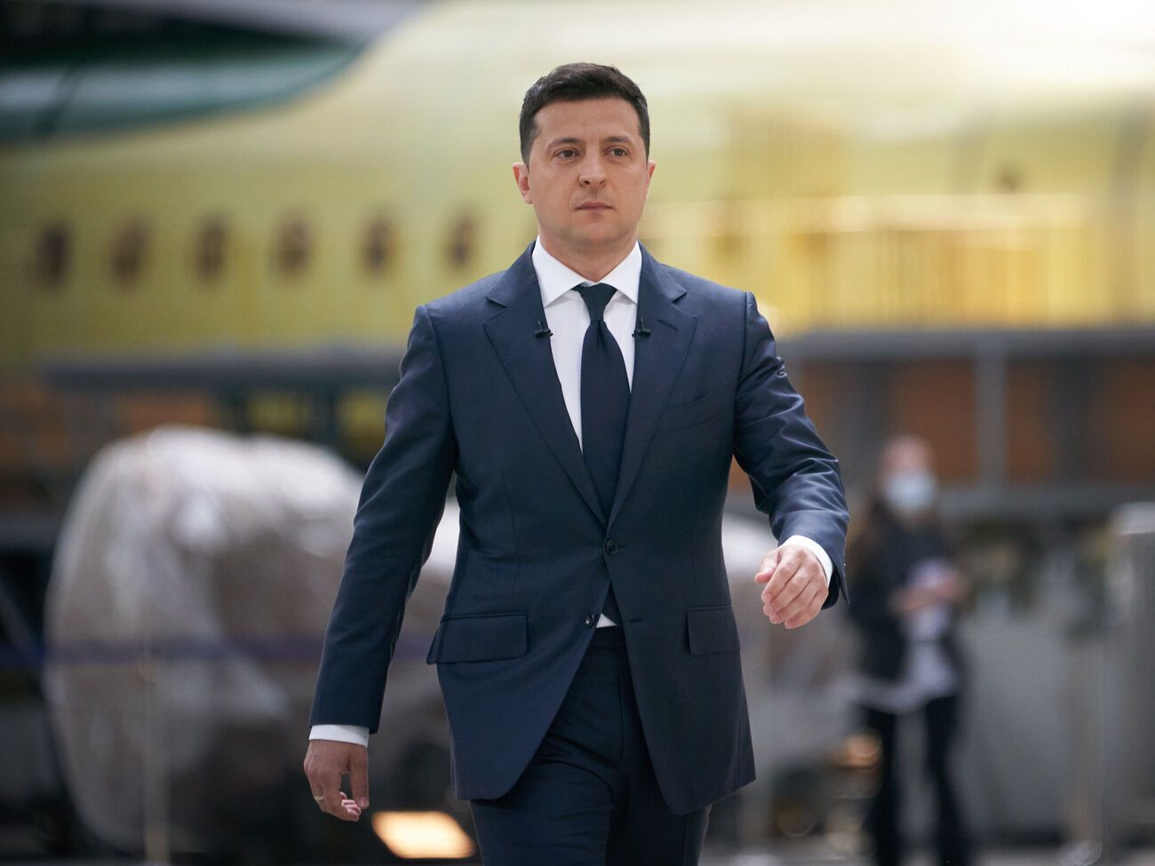 Зеленский (на фото) во время визита в Вашингтон обсудит с Байденом вопросы&nbsp;мира на Донбассе и возвращения Крыма