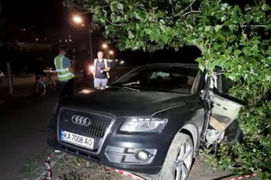 Судья была на автомобиле Audi