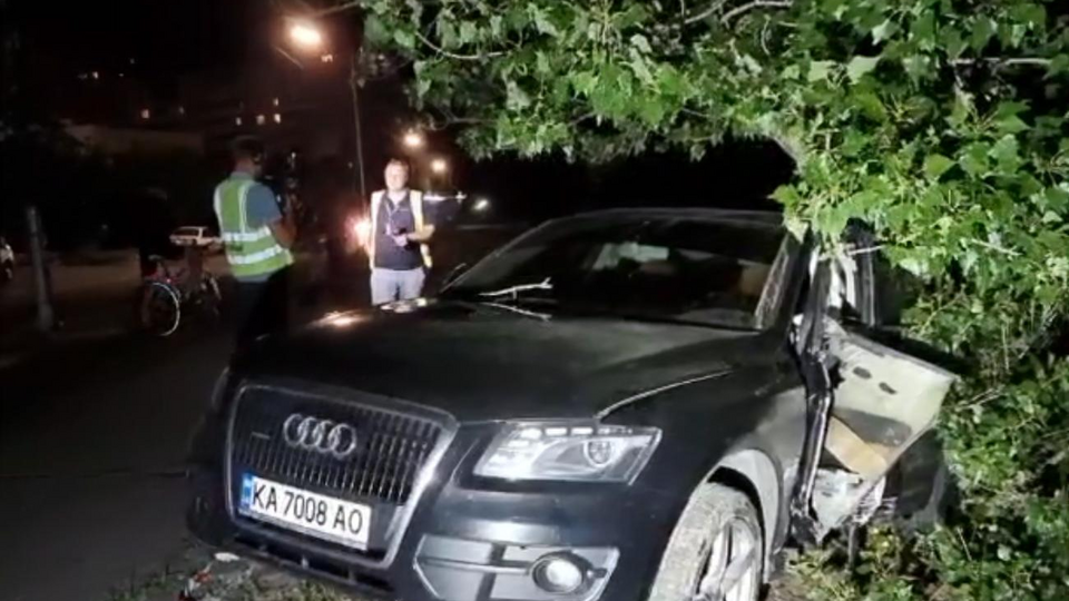Суддя була на автомобілі Audi