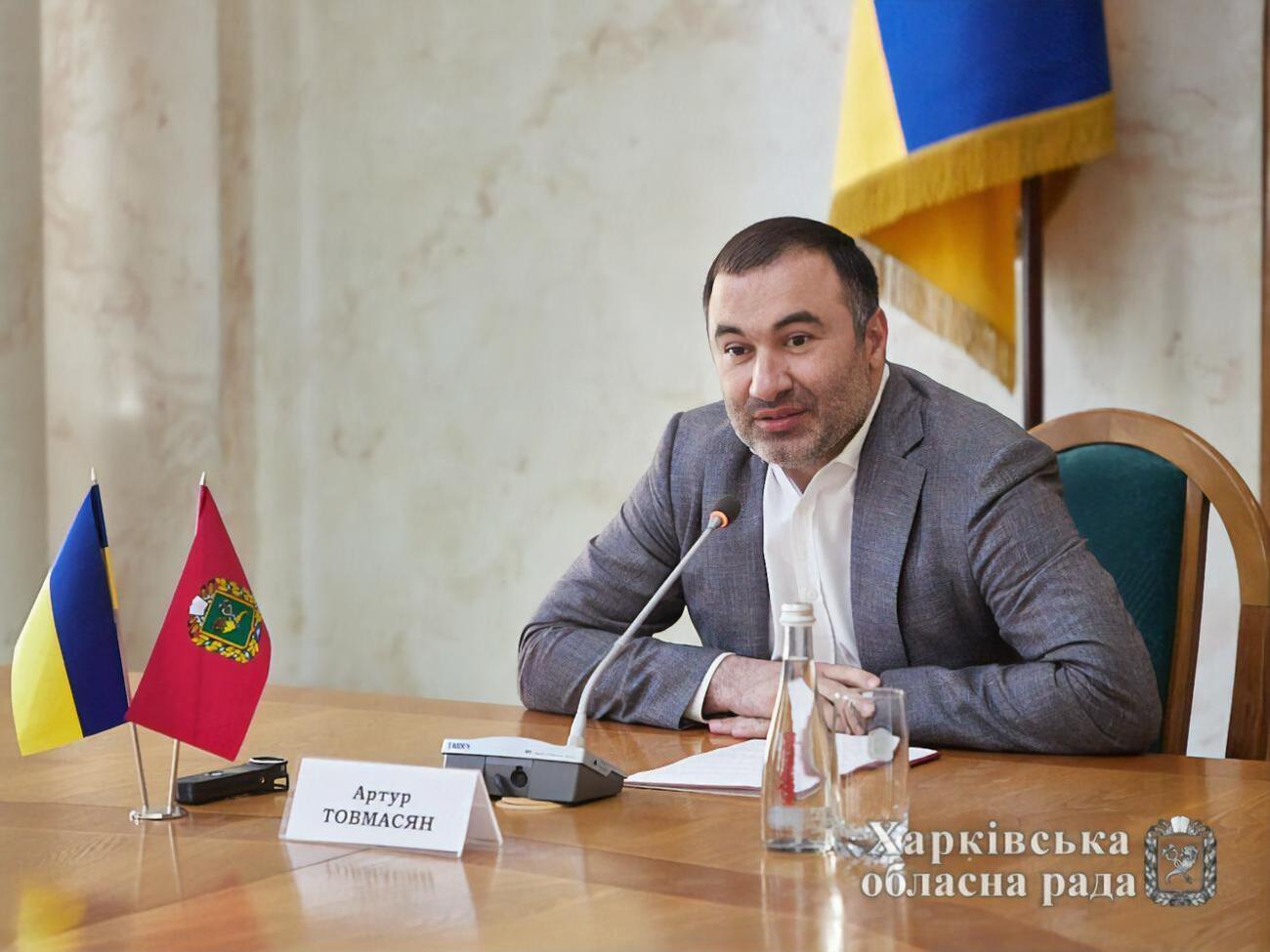 11 грудня 2020 року Товмасян став головою облради