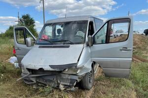 Водитель микроавтобуса двигался по направлению к Харькову