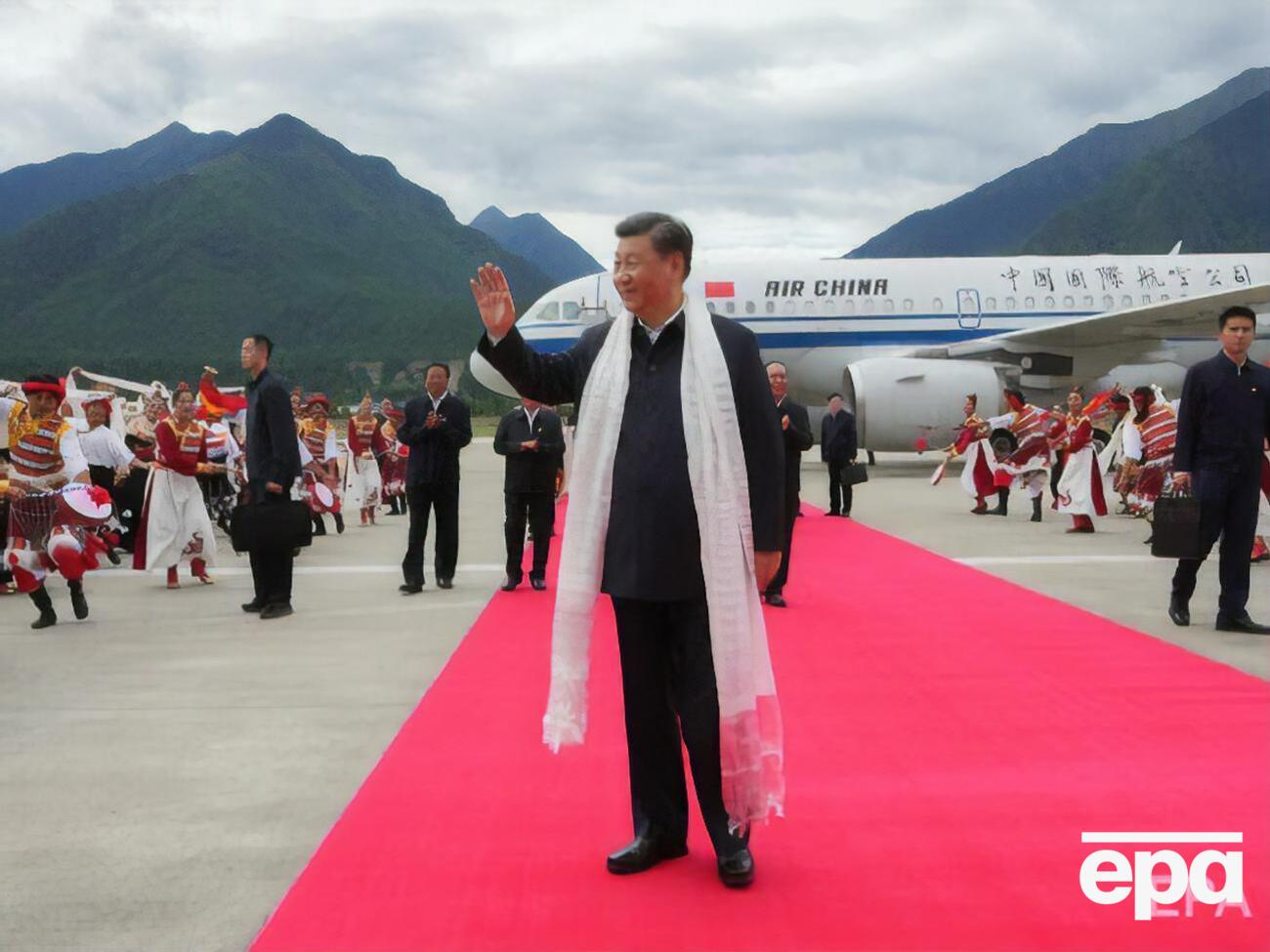 Последний раз Си Цзиньпин посетил Тибет 10 лет назад в качестве вице-председателя КНР