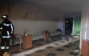 Мешканців будинку для людей похилого віку, де сталася пожежа, вивели на вулицю