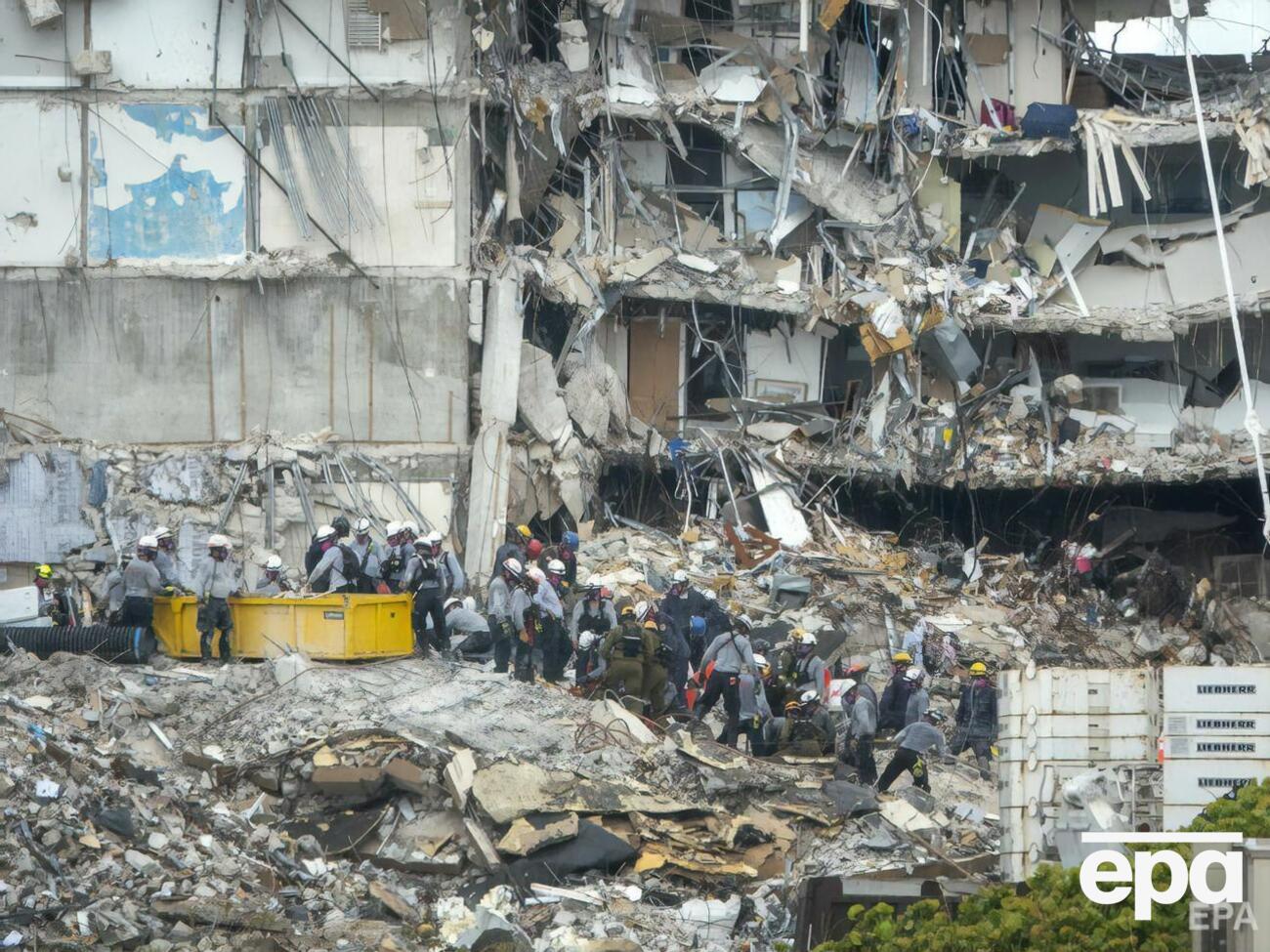 Дом в Майами обрушился 24 июня