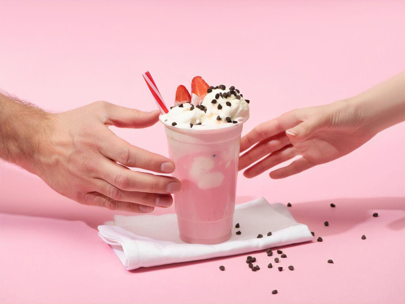 Ингредиенты молочных коктейлей могут варьироваться по личному вкусу