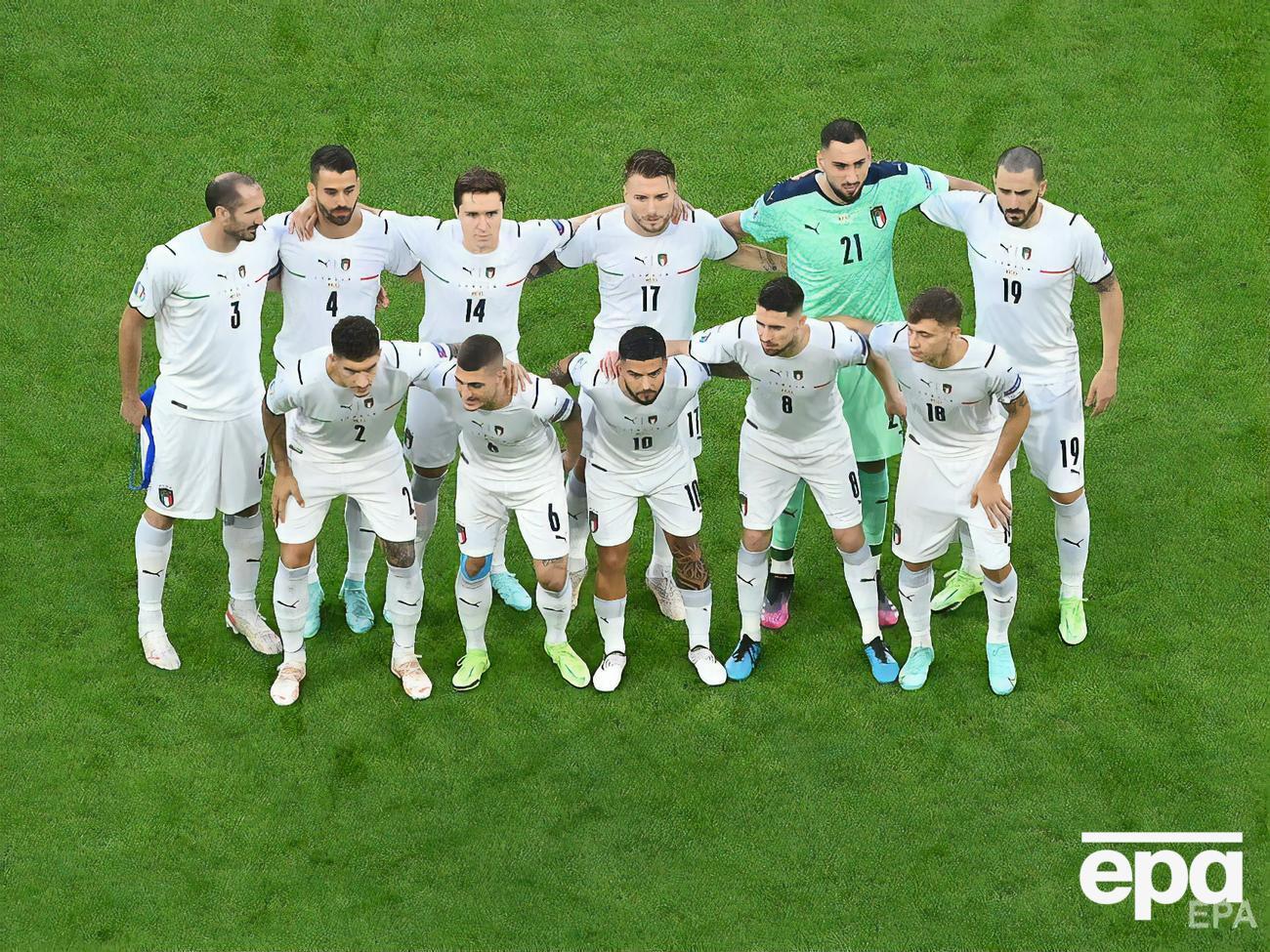 Сборная Италии выиграла 15 матчей подряд на Евро 2020, включая квалификационный турнир
