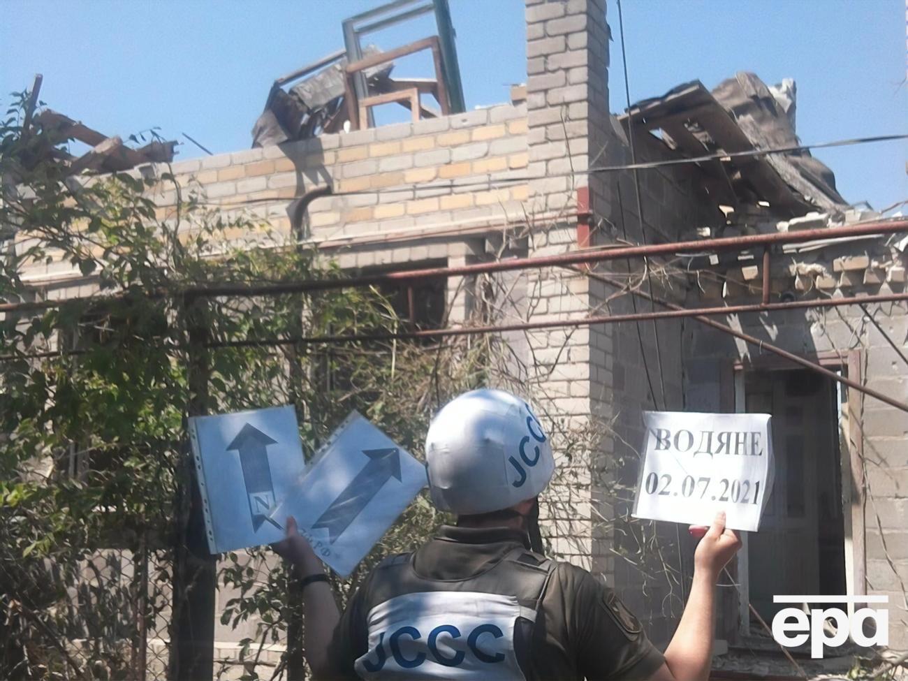 Водяное обстреливали из села Заиченко