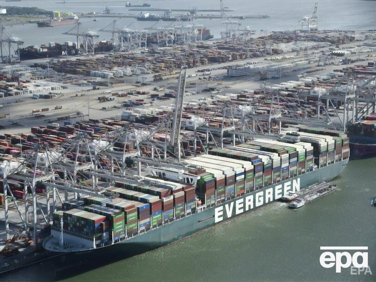 Знаменитий контейнеровоз прибув до Нідерландів