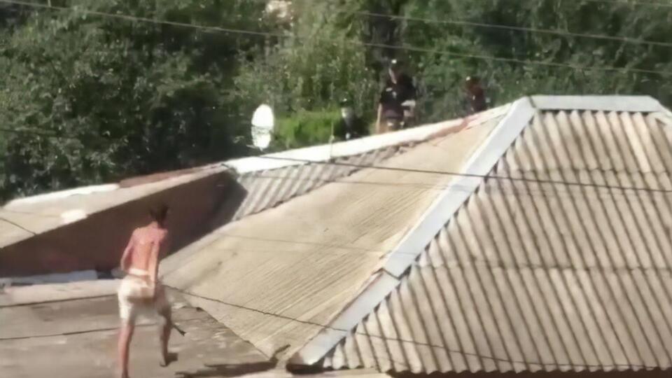 Инцидент попал на камеру