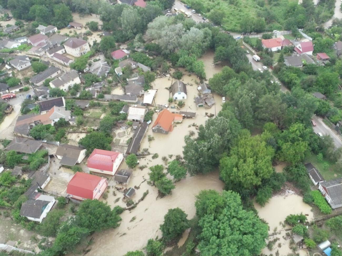 В селе Куйбышево подтоплено более 50 домов