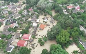 У селі Куйбишеве підтоплено понад 50 будинків