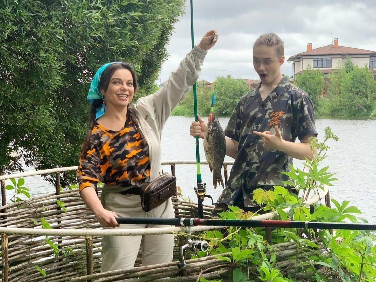 Корольова показала дорослого сина