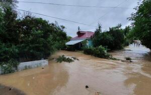 В подтопленном селе женщину смыло потоком воды