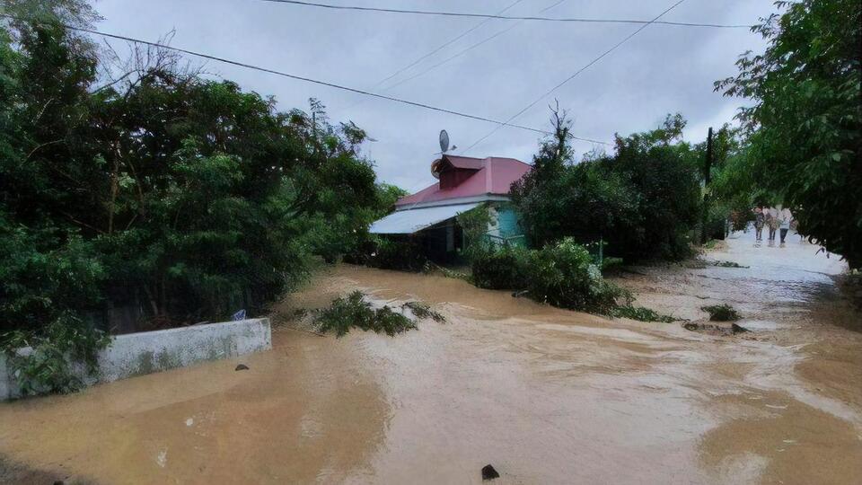 В подтопленном селе женщину смыло потоком воды