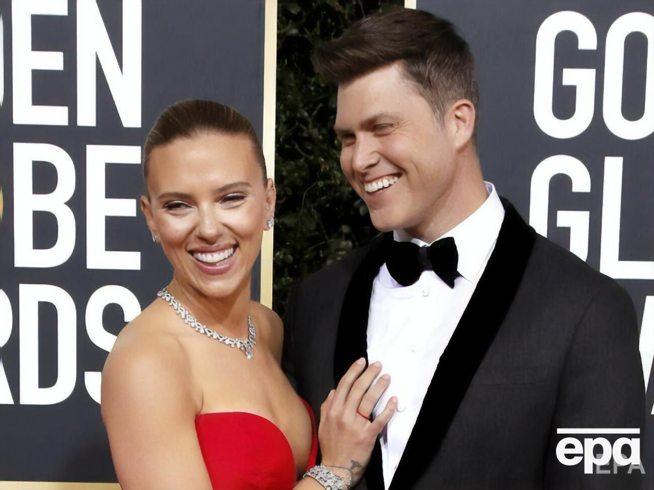 Скарлетт Йоханссон со своим третьим мужем &ndash; шоуменом&nbsp;Колином Жостом. Для пары это будет первый общий ребенок