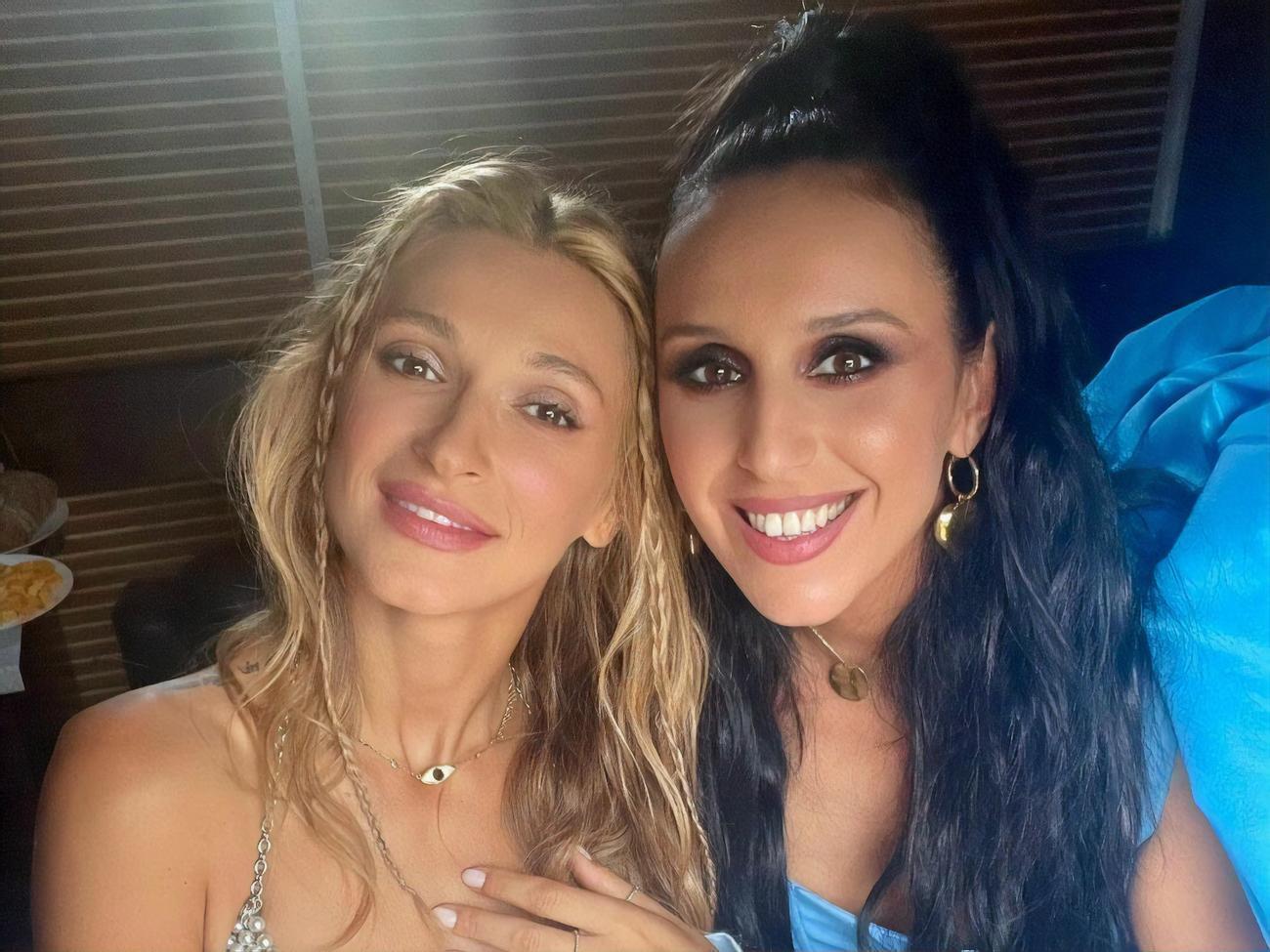 Джамала (справа) и Tayanna (слева) на&nbsp;концерте "Вечер премьер. Летняя серия" представили совместную песню